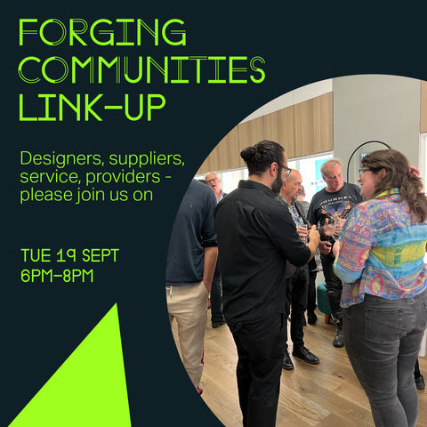 LINK-UP: Forging Communities Tue 19 Sept 6-8pm. FREE