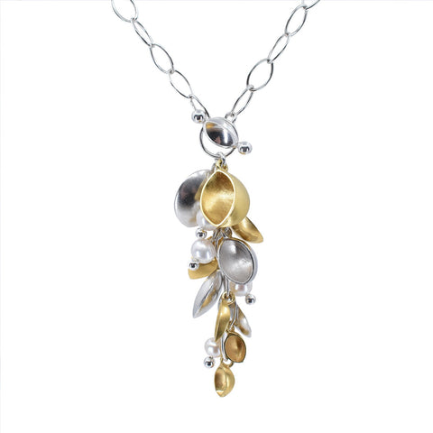 Oyster Cluster Necklace
