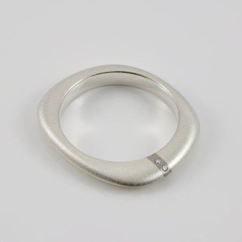 Lode Thin Diamond Ring